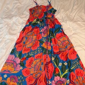 Vibrant Floral Maxi Dress